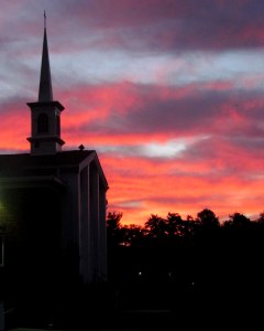 Venice Presbyterian Church at sunrise; photo by GAC